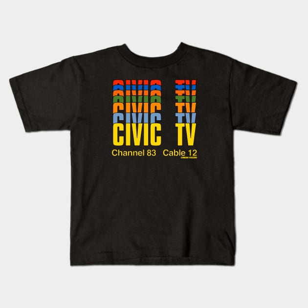 CIVIC TV (Long Live the New Flesh) Kids T-Shirt by cameraviscera